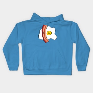 Best friends forever Bacon and Egg Kids Hoodie